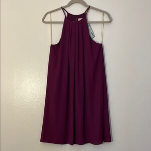 Everly | New Isaia purple mini a-line dress Women’s size S Stitchfix cocktail